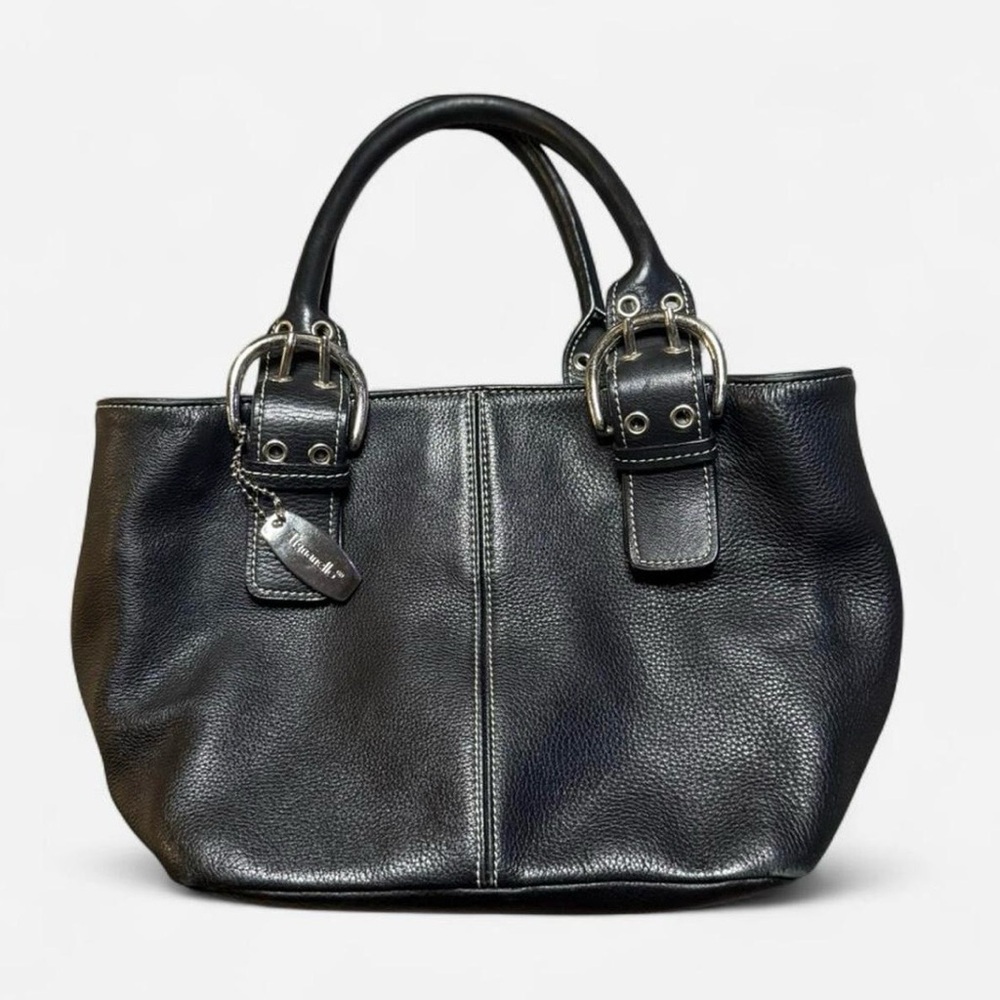 Black Leather Handbag